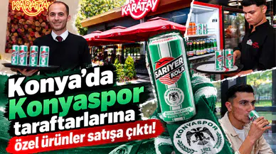 Konya’da Konyaspor taraftarlarına özel ürünler satışa çıktı!