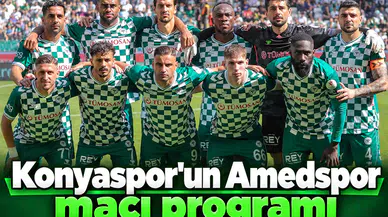 Konyaspor’da Amedspor maçı programı