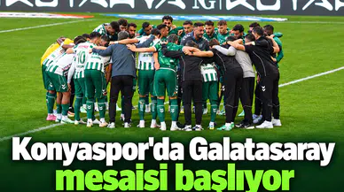 Konyaspor'da gözler Galatasaray maçında