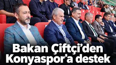 Bakan Çiftçi'den Konyaspor'a destek