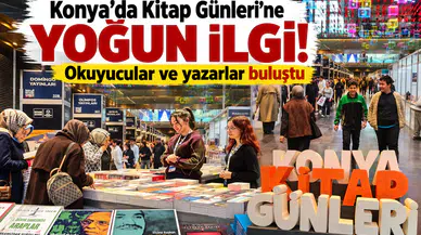 Konya’da Kitap Günleri'ne yoğun ilgi! Okuyucular ve yazarlar buluştu