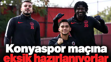 Konyaspor maçına eksik hazırlanıyorlar