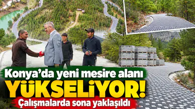 Konya’da yeni mesire alanı yükseliyor! Çalışmalarda sona yaklaşıldı