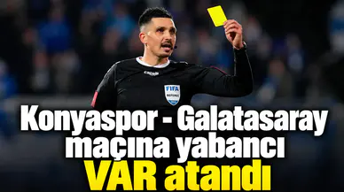 Konyaspor - Galatasaray maçına Avusturyalı hakem atandı