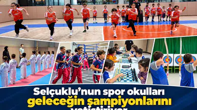 Selçuklu’nun spor okulları geleceğin şampiyonlarını yetiştiriyor