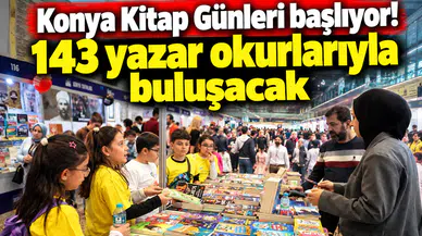 Konya Kitap Günleri başlıyor! 143 yazar okurlarıyla buluşacak