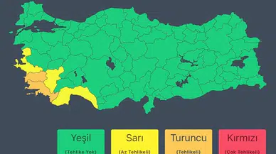 İçişleri Bakanlığı'ndan 'sağanak' uyarısı