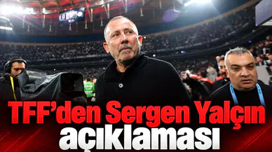 TFF resmen açıkladı! A Milli Takım'da Sergen Yalçın dönemi başladı
