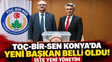 TOÇ-BİR-SEN Konya’da yeni başkan belli oldu! İşte yeni yönetim