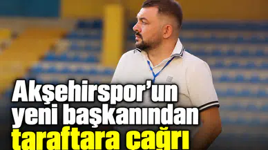1922 Akşehirspor’un yeni başkanından taraftara çağrı