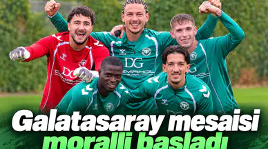 Konyaspor'da Galatasaray mesaisi moralli başladı
