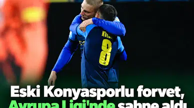 Konyaspor'dan sürpriz şekilde ayrılmıştı! Avrupa Ligi'nde sahne aldı