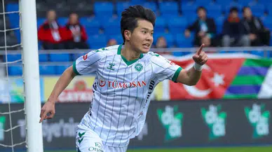 Konyaspor'da ilk golünü atan Jin-ho'dan açıklama! Şansı iyi değerlendirdim