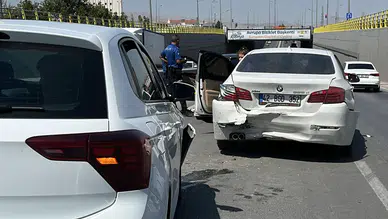 Konya’da zincirleme kaza! 6 araç birbirine girdi