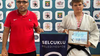 Selçuklu Belediyesporlu Daniil Melnikov'dan üçüncülük