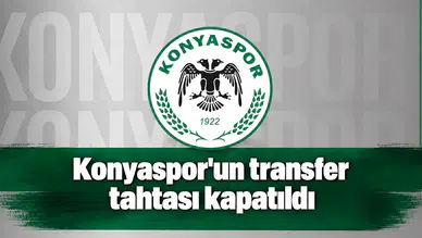 Konyaspor'un transfer tahtası yeniden kapatıldı! İşte sebebi ve ödenecek miktar