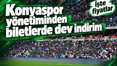 Konyaspor yönetiminden biletlerde dev indirim! İşte kritik maçın bilet fiyatları
