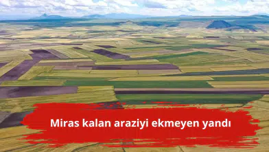 Miras kalan araziyi ekmeyen yandı