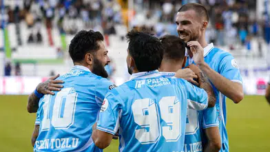 Erzurumspor'da Konyaspor galibiyetinin sevinci yaşanıyor
