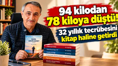94 kilodan 78 kiloya düştü! 32 yıllık tecrübesini kitap haline getirdi