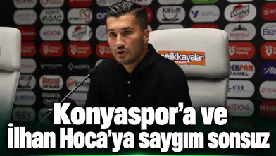 Nuri Şahin beraberlik sonrası konuştu! Konyaspor'a ve İlhan Hoca'ya saygım sonsuz