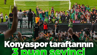 Konyaspor taraftarından müthiş destek