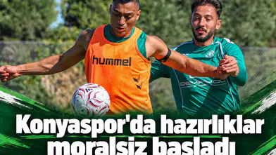 Konyaspor'da hazırlıklar moralsiz başladı