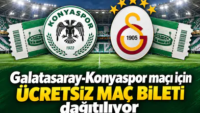 Galatasaray-Konyaspor maçı için ücretsiz maç bileti dağıtılıyor