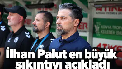 Konyaspor'da İlhan Palut, maç sonunda en büyük sıkıntıyı açıkladı