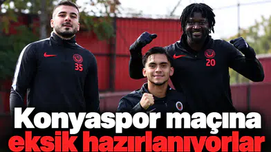 Konyaspor maçına eksik hazırlanıyorlar