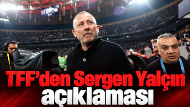 TFF resmen açıkladı! A Milli Takım'da Sergen Yalçın dönemi başladı