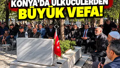 Konya’da Ülkücülerden büyük vefa!
