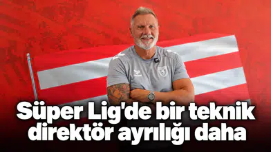 Süper Lig'de bir teknik direktör ayrılığı daha