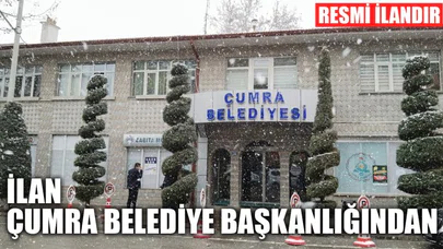 Çumra Belediye Başkanlığından