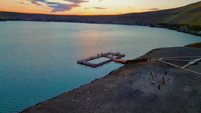 Konya’da deniz yok ama bu göl sahilleri aratmıyor