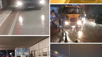 Ekipler harekete geçti! Konya'da sağanak etkili oldu