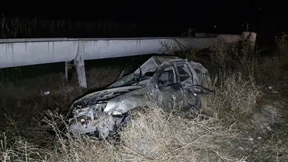 Karaman’da otomobil sulama kanalına uçtu! 30 yaşındaki genç hayatını kaybetti
