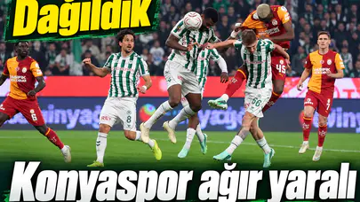 Konyaspor evinde dağıldı! Ağır yaralıyız