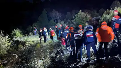 İHH gönüllü ekibi kanyonda kayboldu! 1 ölü, 13 kayıp