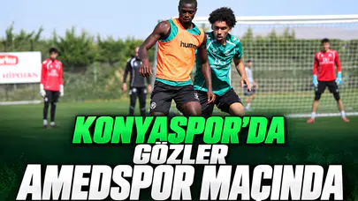 Konyaspor, gözünü Amedspor maçına çevirdi