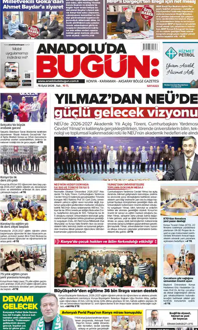15 Eylül 2026