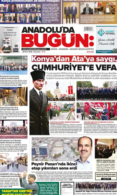 29 Ekim 2026