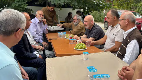 Başkan Kavuş, Ahmet Sorgun’u zor gününde yalnız bırakmadı