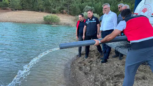 Konya’da 450 bin yavru balık suyla kavuştı