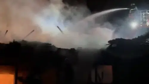 Konya'da müstakil ev alevlere teslim oldu