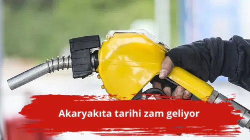 Akaryakıta tarihi zam geliyor