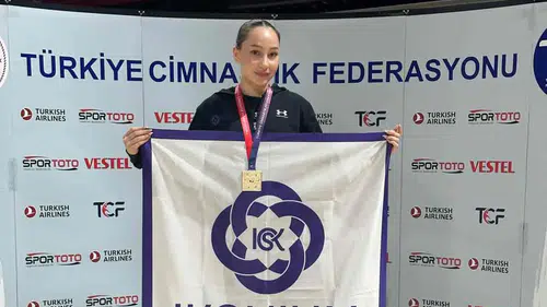 Konya’nın genç cimnastikçisi Yalçın, Türkiye şampiyonu oldu