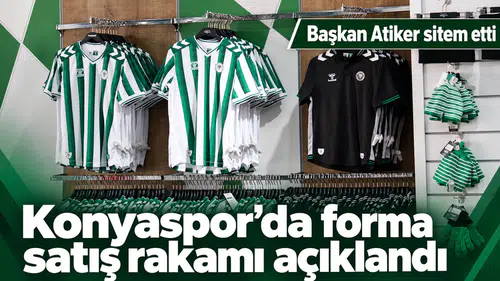 Konyaspor’da forma satış rakamı açıklandı! Başkan Atiker sitem etti