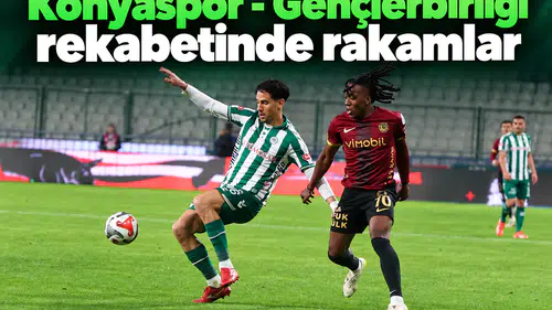 Konyaspor - Gençlerbirliği rekabetinden çarpıcı rakamlar