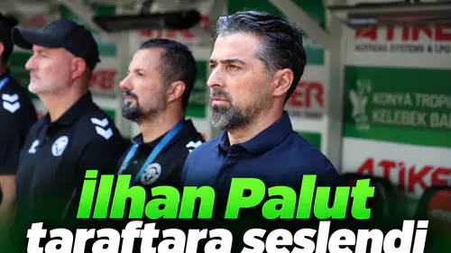 Konyaspor'da İlhan Palut'tan taraftara kritik çağrı
